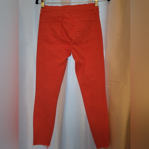 * * J BRAND Orange- pink stretchy denim jeans Final Discount - Picture 4 of 9